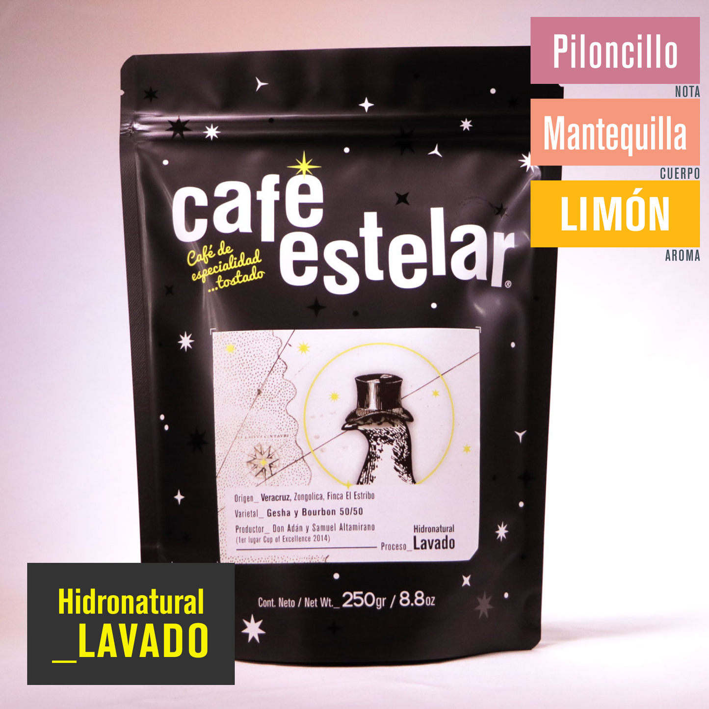 Café Veracruz - El Estribo Gesha y Bourbon - Hidronatural