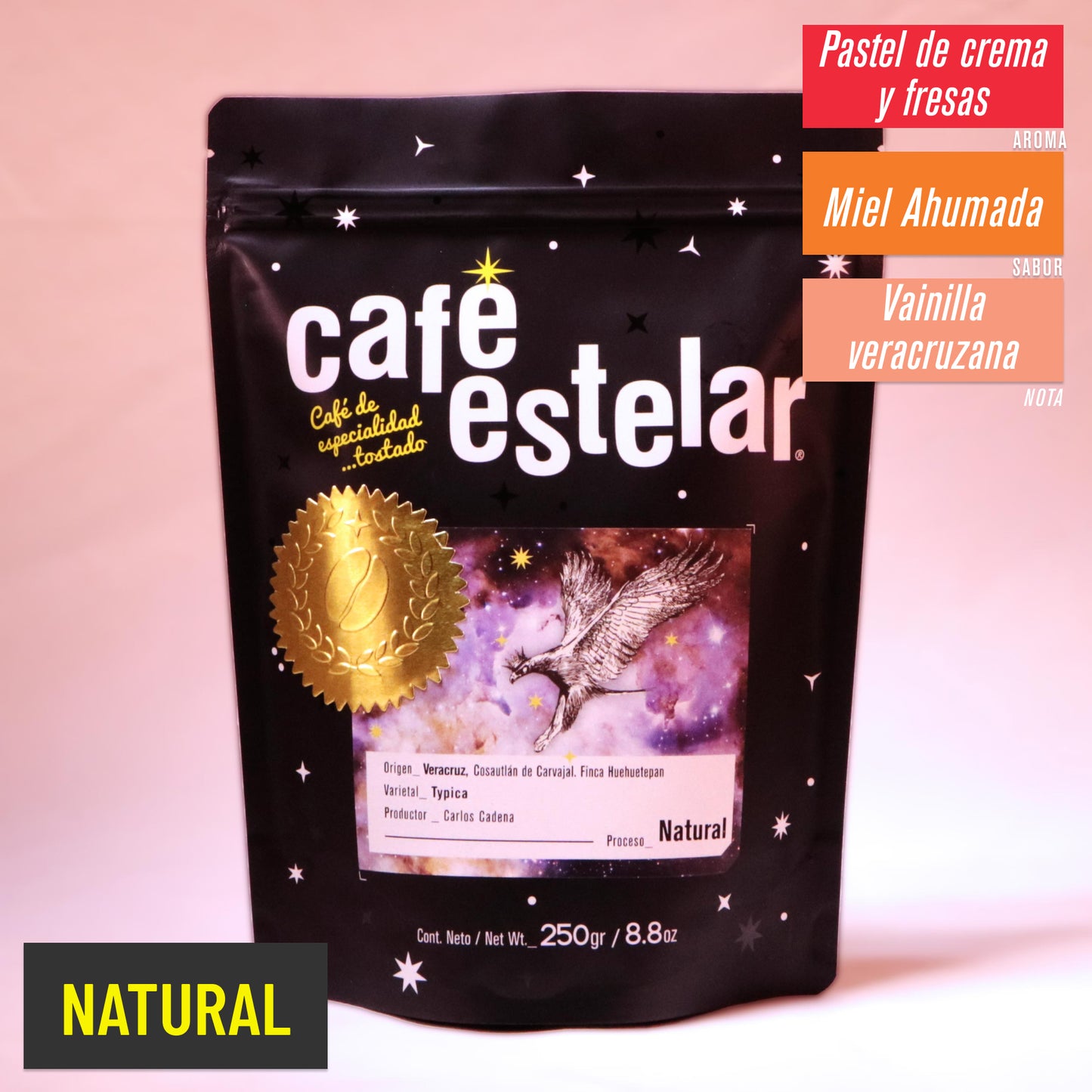 Café de Carlos Cadena - Finca Huehuetepan Natural