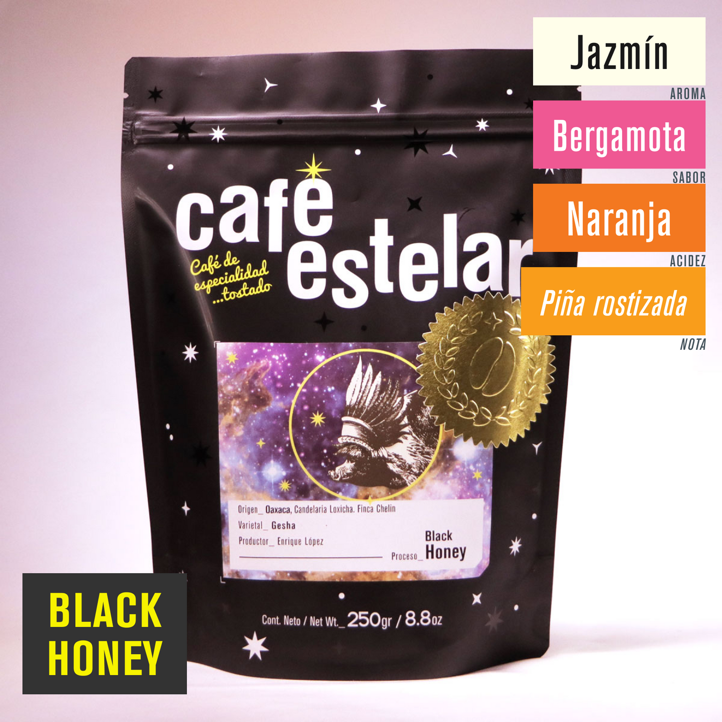 Café Oaxaca - Chelín Gesha - Black Honey